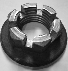 Гайка корончата шпінтона